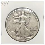 1941 WALKING LIBERTY HALF - SILVER