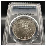 1882 MORGAN SILVER DOLLAR - PCGS MS62