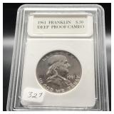 1961 FRANKLIN HALF - SILVER PROOF
