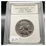 1962 FRANKLIN HALF - SILVER PROOF