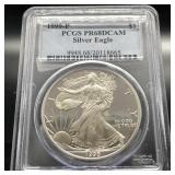 1999 SILVER EAGLE PCGS PR68DCAM