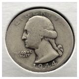 1944-D WASH SILVER QUARTER