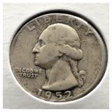 1952 WASH SILVER QUARTER