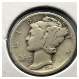 1942 MERCURY DIME