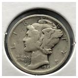 1943-S MERCURY DIME