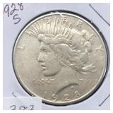 1928-S PEACE SILVER DOLLAR