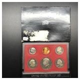 1980 PROOF SET - 6 COINS