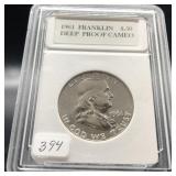 1961 FRANKLIN HALF - SILVER PROOF