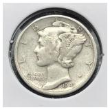 1943 MERCURY DIME