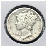 1943 MERCURY DIME
