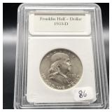1953-D FRANKLIN HALF - SILVER