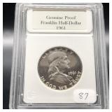 1961 PROOF FRANKLIN HALF - SILVER