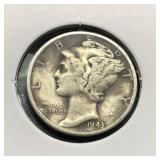 1943 MERCURY DIME