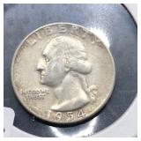 1954- WASHINGTON QUARTER - SILVER