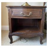 Mathching pair of Henredon Side Tables w/ Drawer