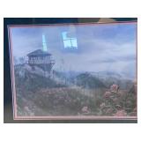 T. Chandler, Mt Cammerer Fire Tower Print