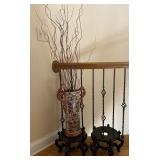 Asian Tall Ceramic Vase