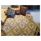 Tapestry style Lap Cover & Pillows