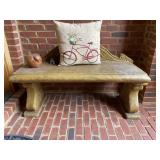 Stained Concrete Bench