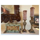 Three Pieces of Mantle Decor
