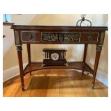 John Widdicomb Company Marble Top Sofa Table
