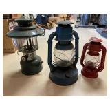 Trio of Lanterns, Deitz D-Lite 2, Sun, Coleman