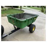 John Deere 10P Pull Behind Plastic Wagon
