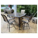 5 Piece Hampton Bay Convertible Bar Set