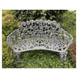 Vintage Metal Bench and Two Seats