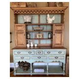 Painted French Provincial Hutch