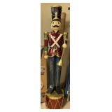 76" Painted Drummer Man w/ Trumpet