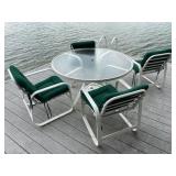 Round Patio Table and Chairs w/ Cushions