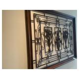 Large Metal Hanging Wall art
