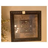 Framed Wooden Tile Art