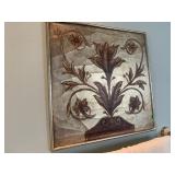 Pair of Hand painted on Wood Wall Decor