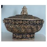 Ceramic Large Decor Covered Urn