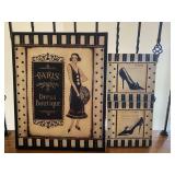 3 Pieces of French Art on Canvas