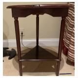 Triangular Drop Leaf Side Table