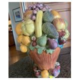 Custom Handmade Ceramic Fruit Urn Decor