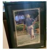 Artist Signed Print of Greg Norman, Pro Golfer