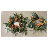 Pair Of Poppy Wreaths