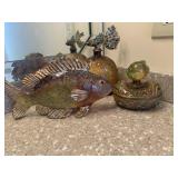 Resin Art Fish Bathroom Set