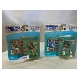 (2) Aikman/Smith 1997 Starting Lineup Figures
