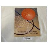 1948 UT vs Kentucky Basketball Program