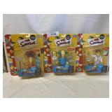 (3) The Simpsons Series 9 Figures NIB