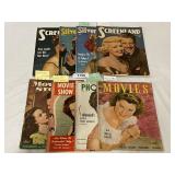 (8) Vintage Entertainment Magazines
