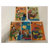 (5) Vintage Mickey Mouse & Goofy Comics