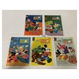 (5) Vintage Mickey Mouse & Goofy Comics