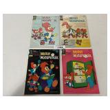 (4) Vintage Woody Woodpecker Comics