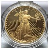 1989-W GOLD PROOF EAGLE $50 - 1 OZ